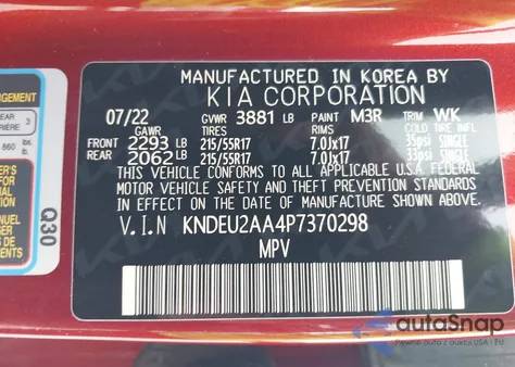 2023 Kia Seltos S from USA, damaged, VIN KNDEU2AA4P7370298